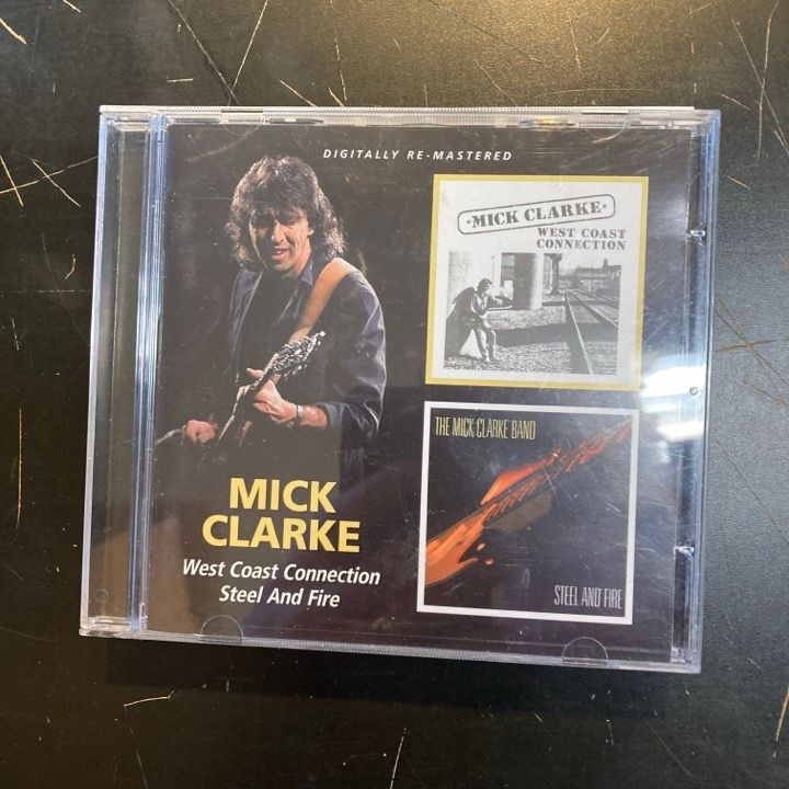 Mick Clarke - West Coast Connection / Steel And Fire (remastered) CD (VG/M-) -blues rock-